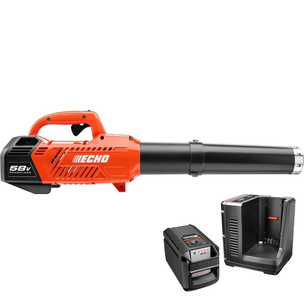 Echo 58V Brushless Battery Blower w / charger and battery (2.0 Ah) CPLB